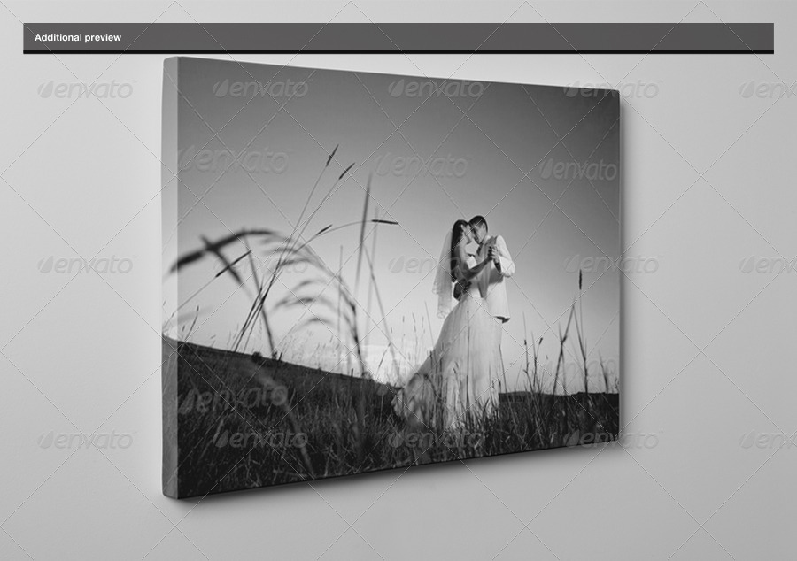 Canvas Gallery Wrap MockUp , Graphics GraphicRiver